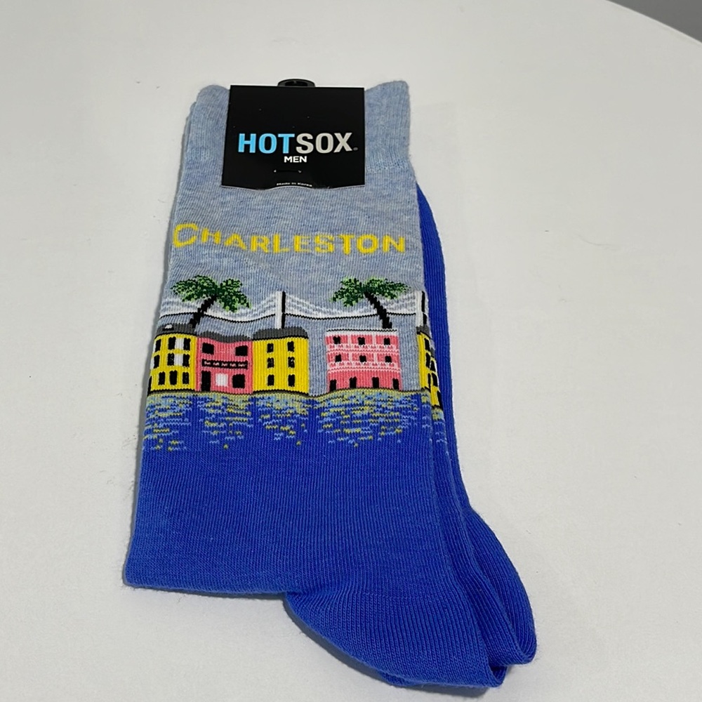 Men’s socks Charleston SC Hot Sox men’s shoe size 6-12 NWT